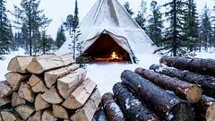 Waarom gebruiken noorderlingen nat hout in plaats van droog hout?