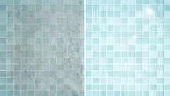 Hoe verwijder je kalkaanslag van tegels in de badkamer? Het resultaat zal je verrassen.