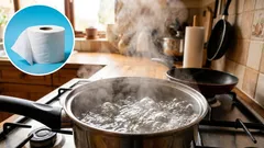 Ik heb toiletpapier met kokend water overgoten en zo een probleem opgelost waar de meeste gezinnen mee kampen.